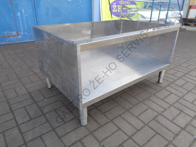 Podestavba - nerez s policí,opláštěná 1200x790x650