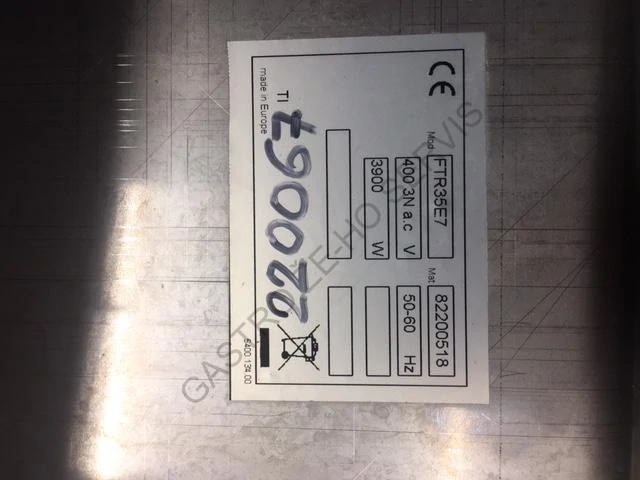 Grilovací deska - FTR 35E7,rýhovaná  350x700x280