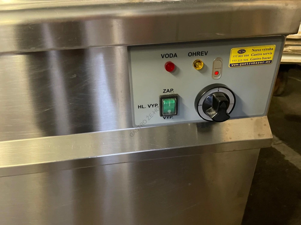 KE-300 Kotel el.,hranatý duplikátor ,300l.  1400x900x900