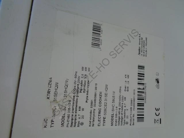 Sporák sklokeramický (190240)