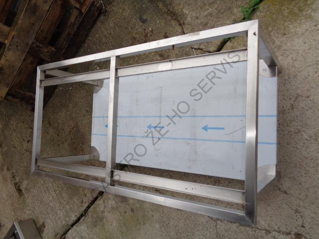 Podestavba - nerez s policí  1200x620x600