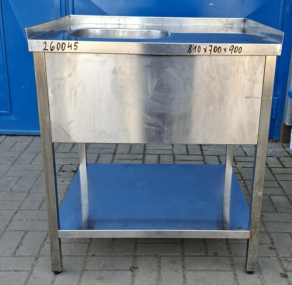 260045 Jednodřez nerez. ZL, 2x BL 810x700x900