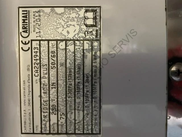 Chladnička na mléko ke kávovaru FRIDGE A0 2 Plus  215x426x624
