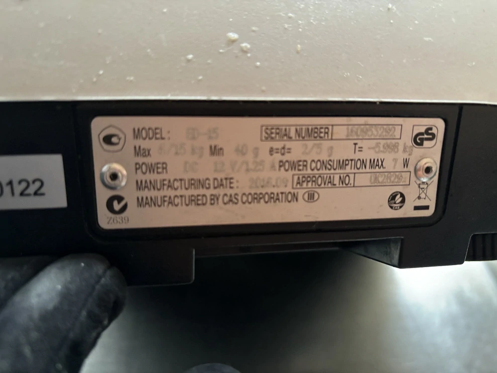 CAS - Váha stolní ED15, 6-15kg  