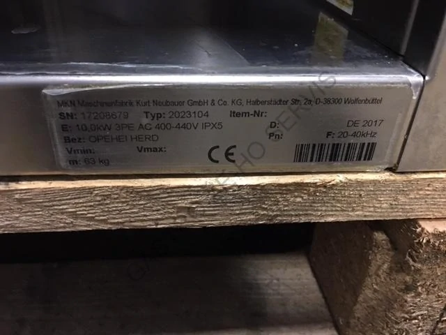 Indukční dvouvařič - el.,typ 2023104  