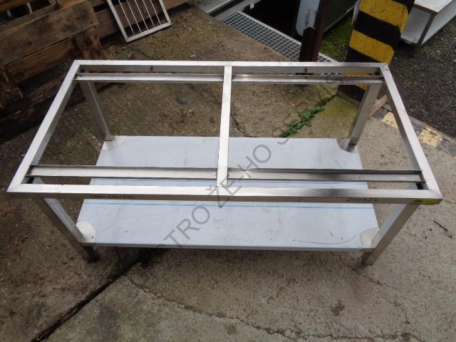 Podestavba - nerez s policí  1200x620x600