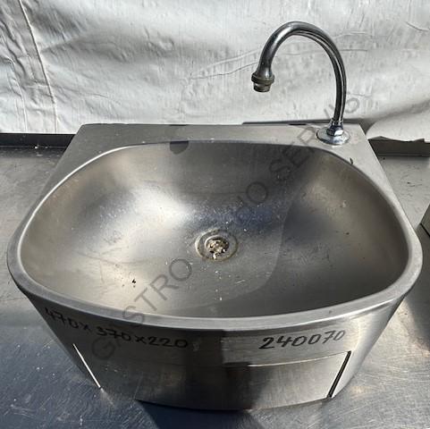Umyvadlo - nerez,nástěnné,kolenové  470x370x220