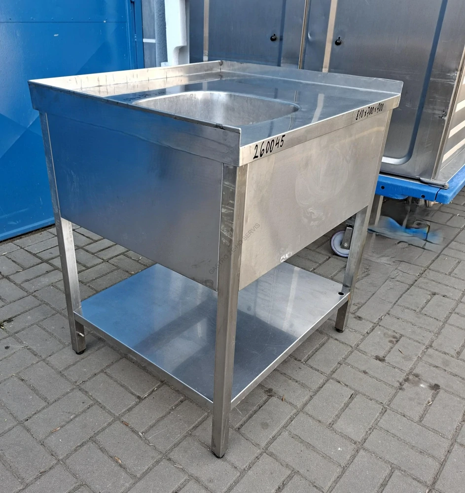 260045 Jednodřez nerez. ZL, 2x BL 810x700x900