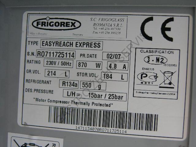 Chladící vitrína- Easyreach express 660x700/470x1440