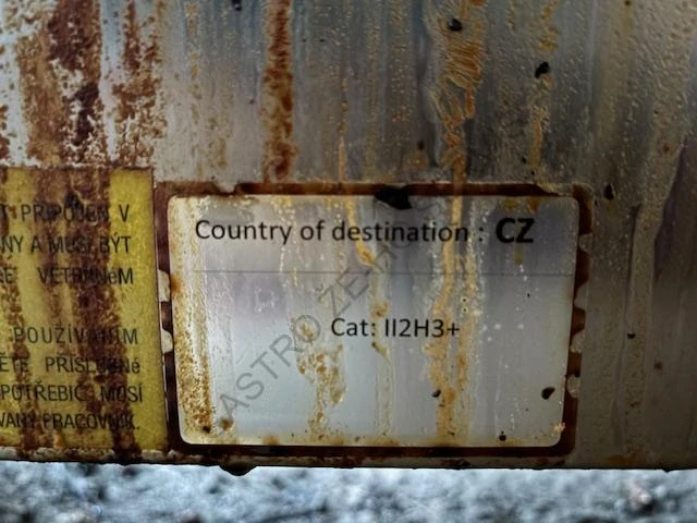 Plynový tál - nerez,otevřená podestavba  