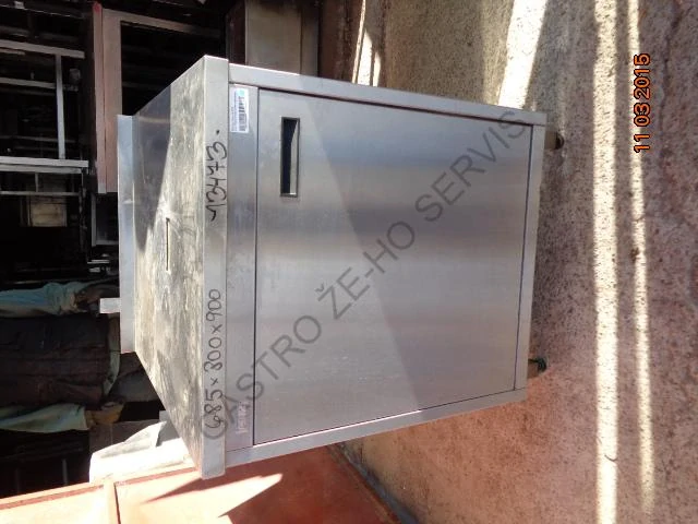 Stůl nerezový s křídlovými dvířky 685x800x900