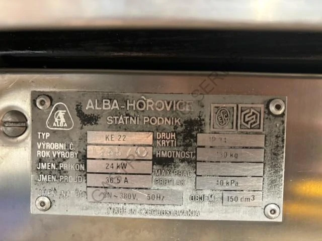 Kotel el. KE-22, 150l  1000x900x900