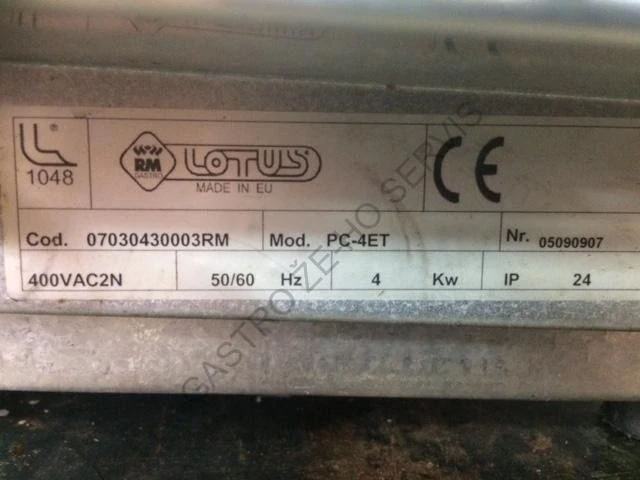 Sporák stolní - 2x plotna,el., PC-4ET  400x600x900