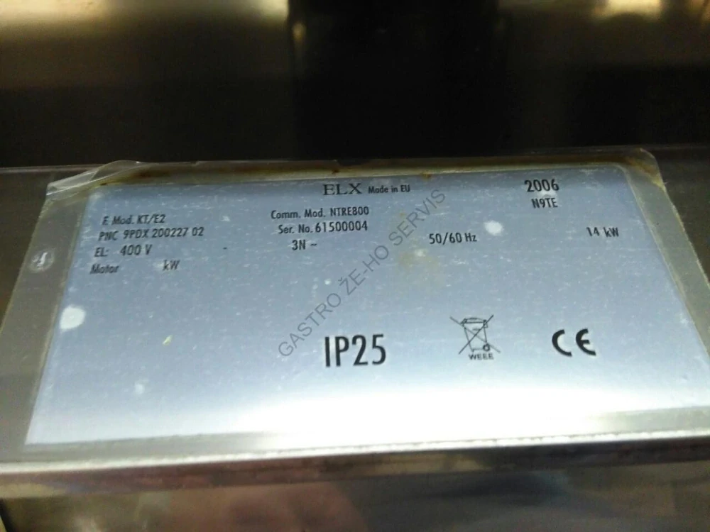 Varná plotna el. KT/E2 - vč. otevřené podestavby  800x900x850