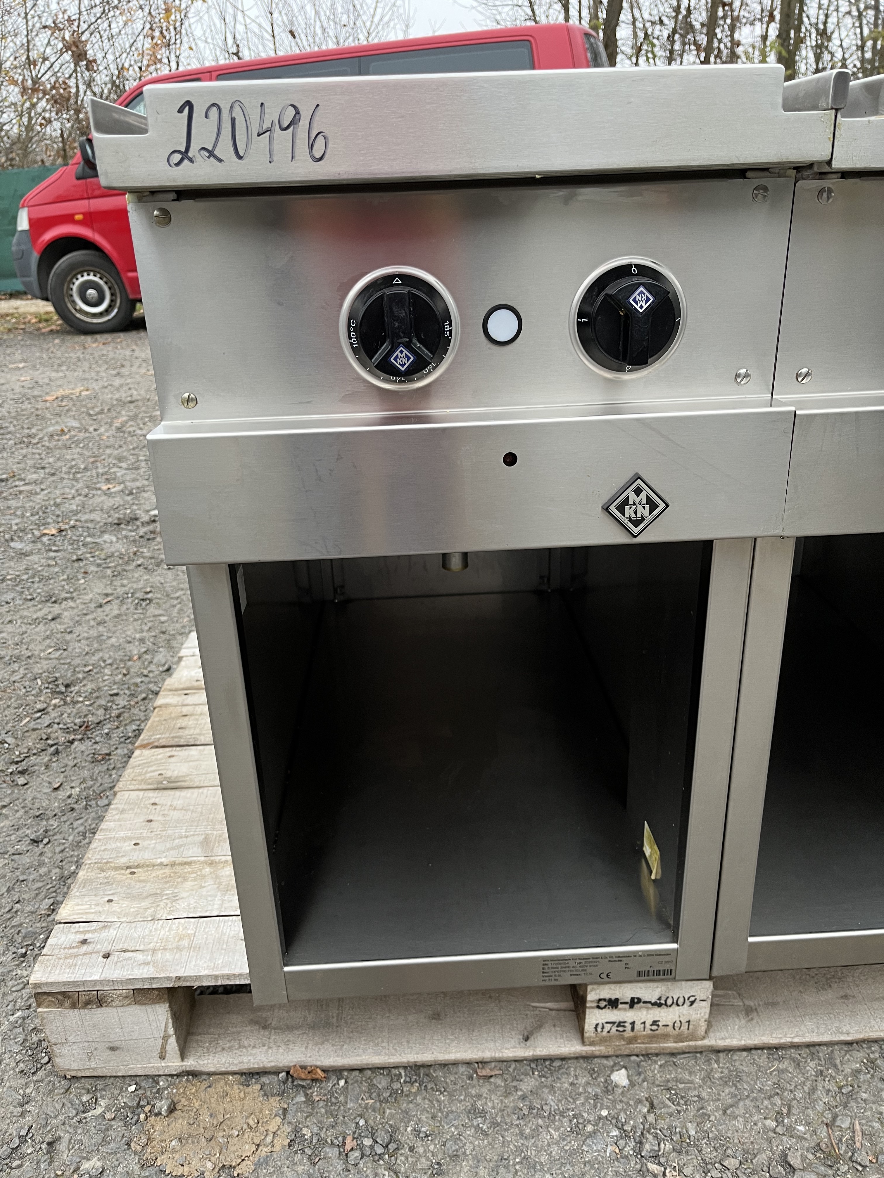 Fritéza el. - 2020321,OPTIMA 850,objem: 12,5l  400x850x920