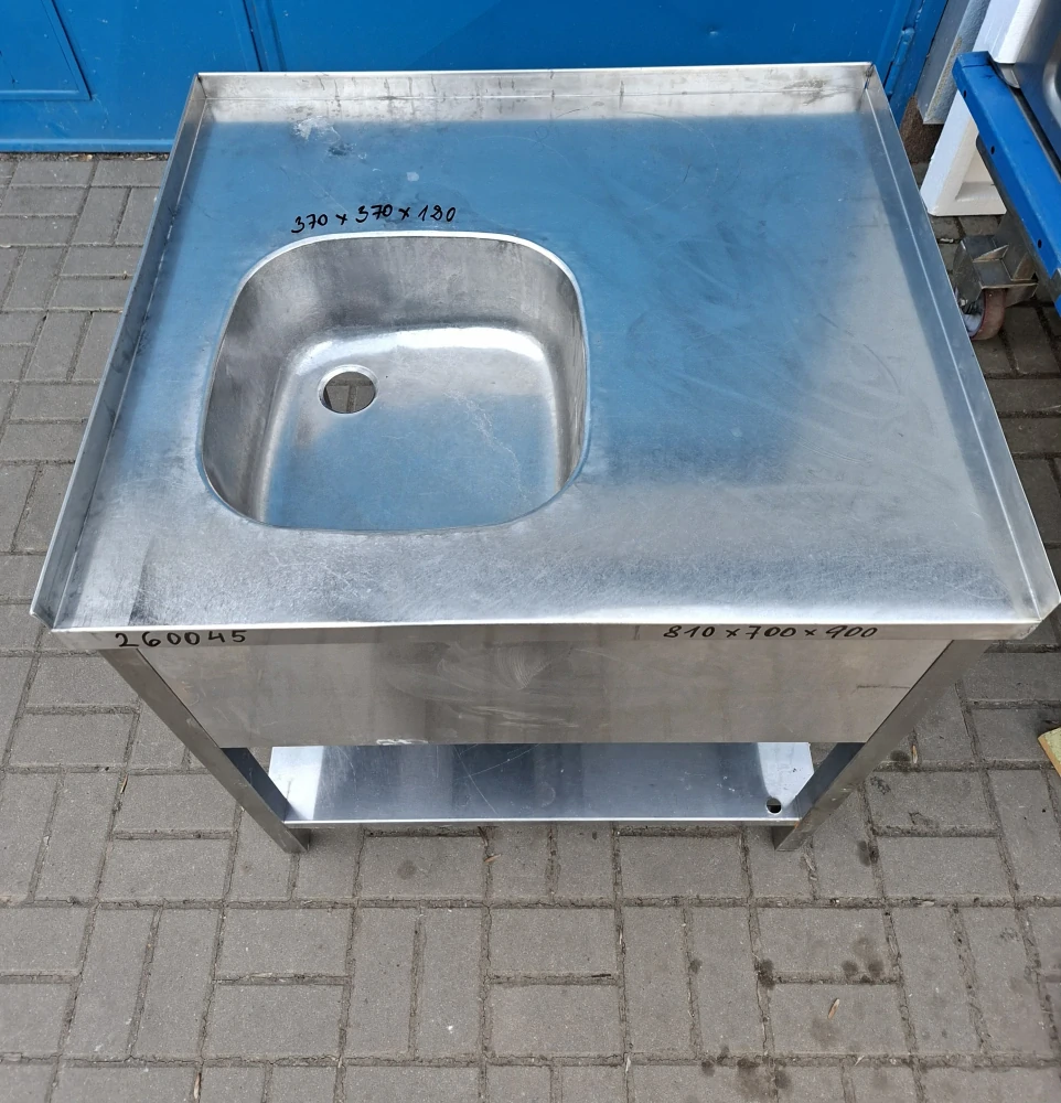 260045 Jednodřez nerez. ZL, 2x BL 810x700x900