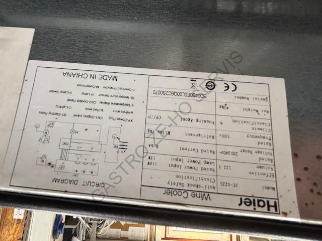 Vinotéka IC-122C  500x510x950