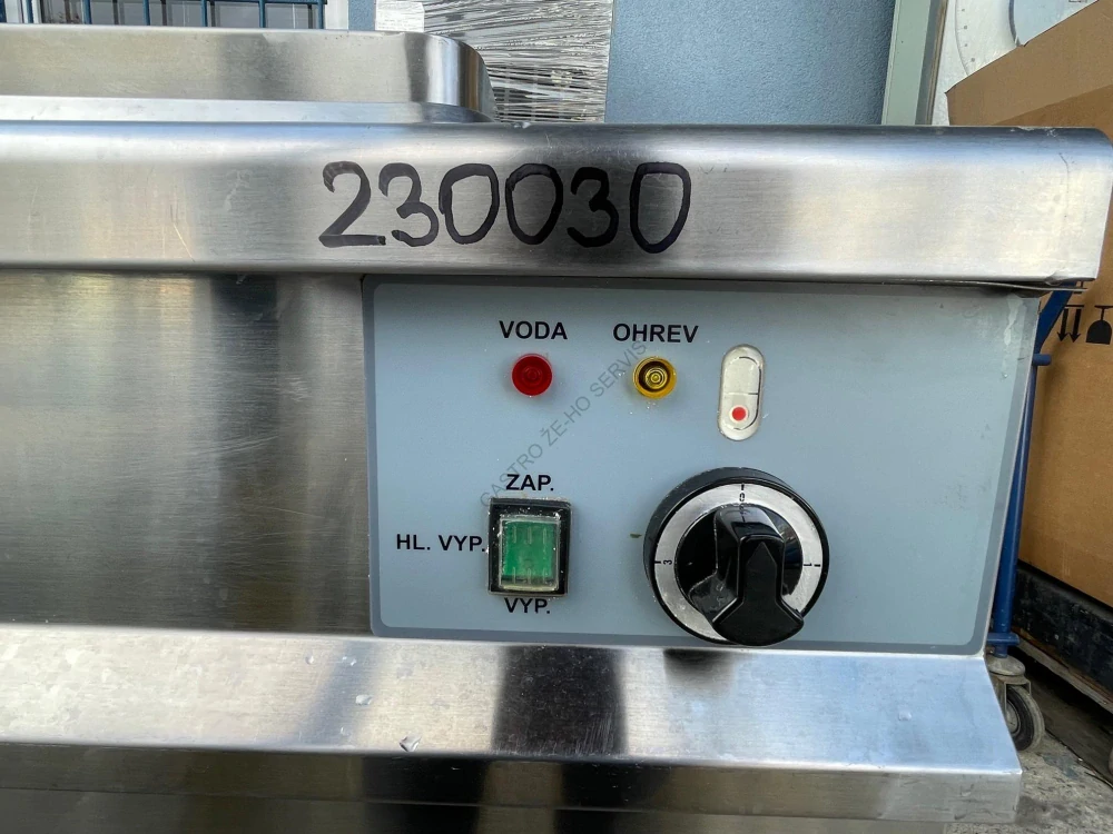 KE-300 Kotel el.,300l.,nepřímý ohřev,hranatý duplikátor  1400x900x900