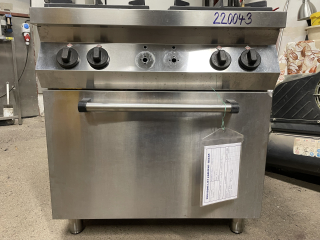 Kombinovaný sporák s el. troubou - CPG874F  800x700x900