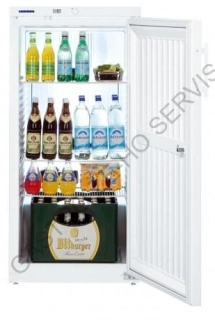 Chladnička FKv 2640,bílá,plné dveře  600x610x1250