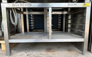 Podestavba - nerez,4x zásuv vpravo (330x535,vlevo police  845x545x530