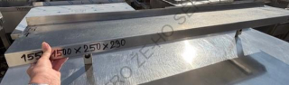 Police - nerez,nástěnná,úkos vpravo,ZL 1550/1500x250x230