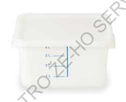 Nádoba polyethylenová s odměrkou a uchy 3,8l.  220x220x120