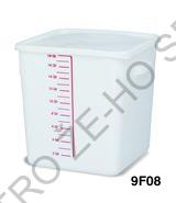 Nádoba  polyethylenová s odměrkou a uchy 17l. 280x275x300