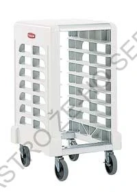 Vozík pojízdný bílý 8x zásuv  457x584x914