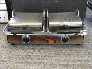 Kontaktní gril GR 8.2  620x330x250 - plotna rýhovaná