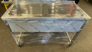 Dvoudřez - nerez (2x 600x500x250),ZL  1400x700x900