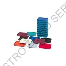 Tác jídelní plast šedý 415x310x20