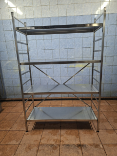 260013 Nerez. regál 4x police 1220x500x1830