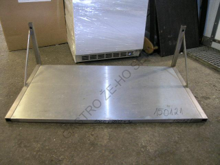 Police závěsná nerezová 1060x550x30