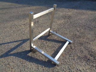 Police nerezová 610x540x700