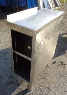 Stůl - nerez,police,opláštěný,LL 290x700x900