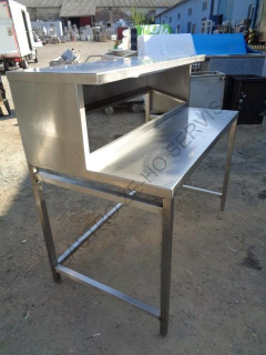 Stůl - nerez s nástavbou na GN  1400x800x900/1300