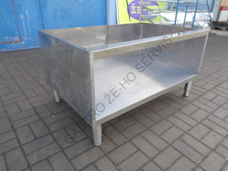 Podestavba - nerez s policí,opláštěná  1200x790x650