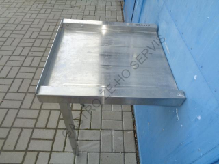 Výstupní stůl k mycímu stroji - nerez  600x600x900