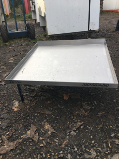 Police na koše - nerez,nástěnná  520x520x260