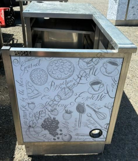 Pokladní pult - nerez ATYP  1500x700x900