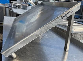 Police na koše - nerez,nástěnná  1100x530x370