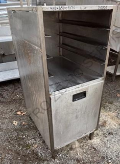 Skříňka - nerez ATYP,3x zásuv (410x630)spodní vykápěcí dvířka  460x650x1070