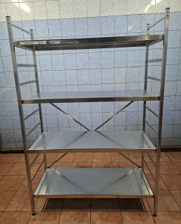 260022 Nerez. regál 4x police 920x600x1830