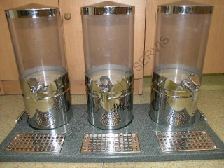 Zásobník chlazených nápojů - trojitý  760x340x470