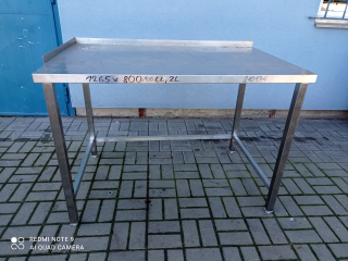 Stůl - nerez s trnoží,ZLL  1265x800x900