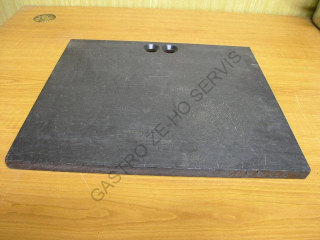 Nierolenová deska černá 410x345x30