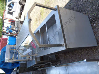 Chlazená vana CPH-3,nerez,3x GN 1/1,dechová clona,police,oplechování 1145x700x900/1350