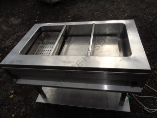 Ohřívací vana- nerez,3x GN1/1 s policí  1150x700x900