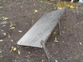 Police na koše - nerez  1100x520x360